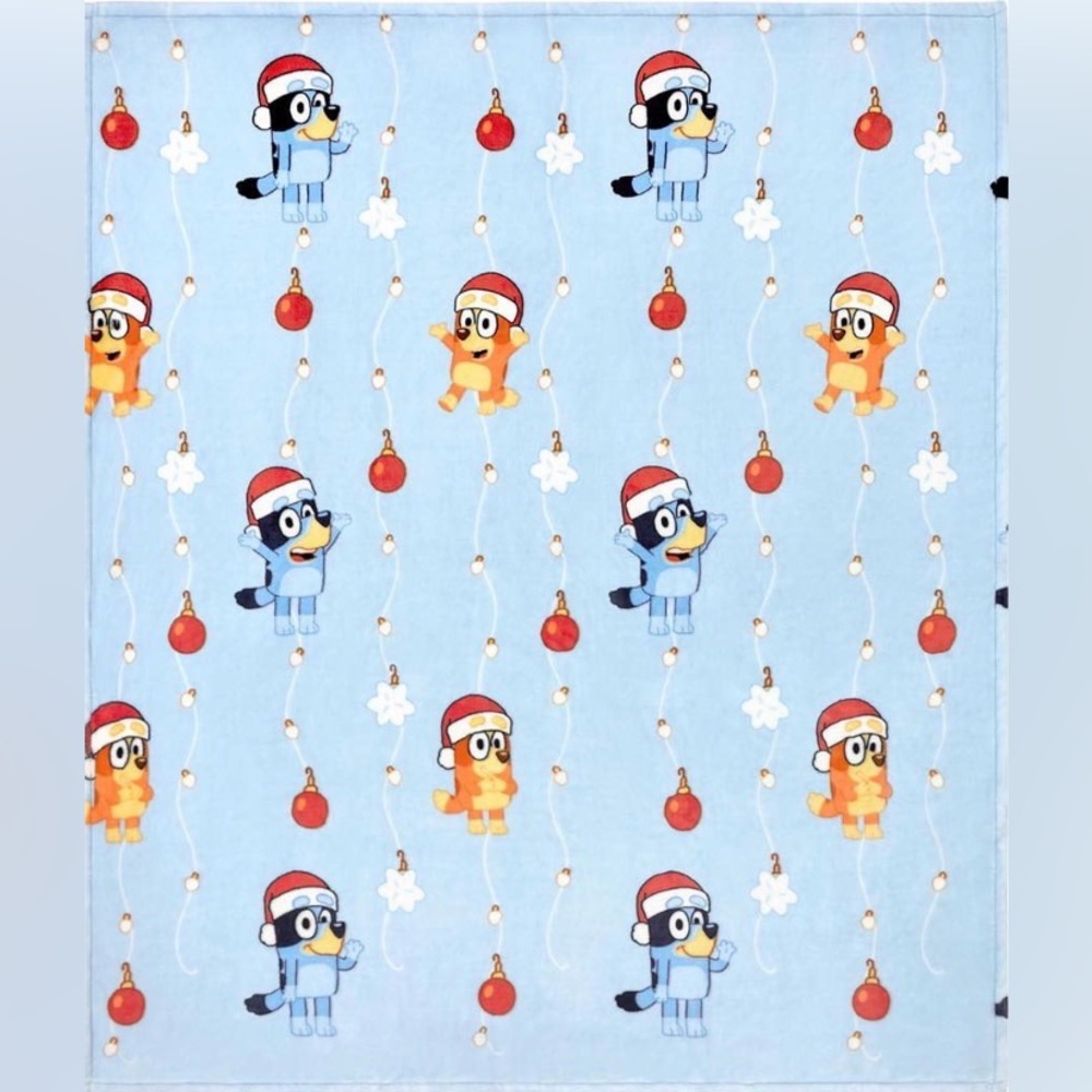 Bluey Christmas Blanket❤️
